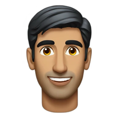 rishi sunak head only sticker