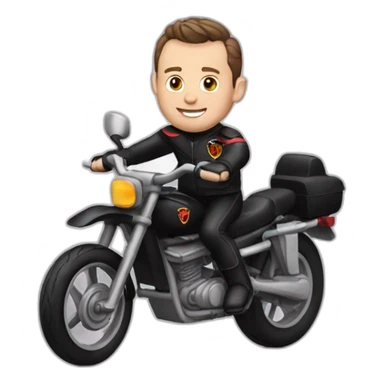 Jonathan Toews riding a motorcycle sticker
