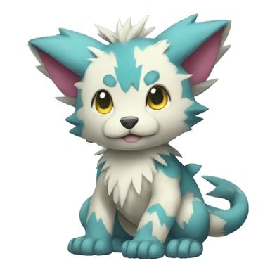 cute cool Digimon-Fakemon-animal full body sticker