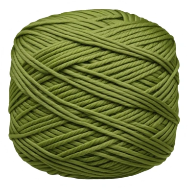 Olive color yarn sticker