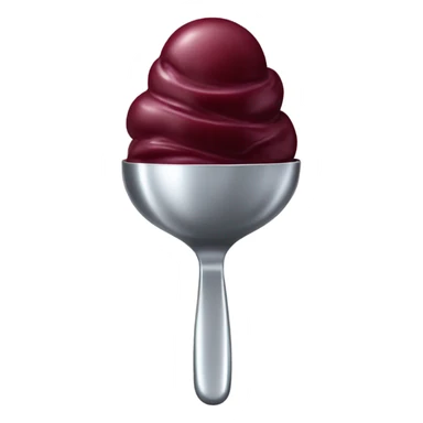burgundy ice cream sticker