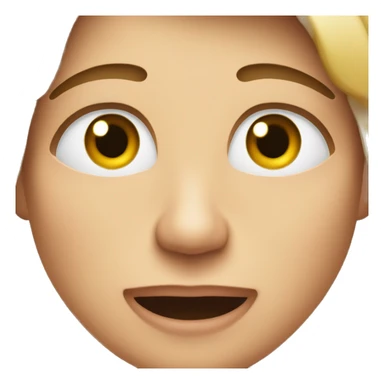 I person mewing sticker