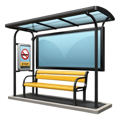 bus stop sticker