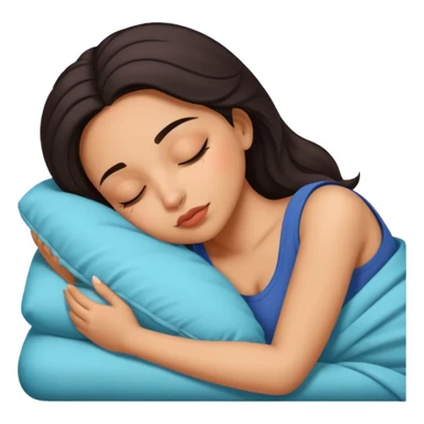 Latina baddie sleeping sticker