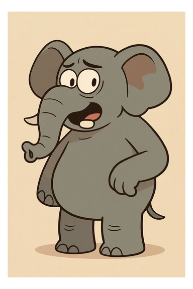 Elephant sticker