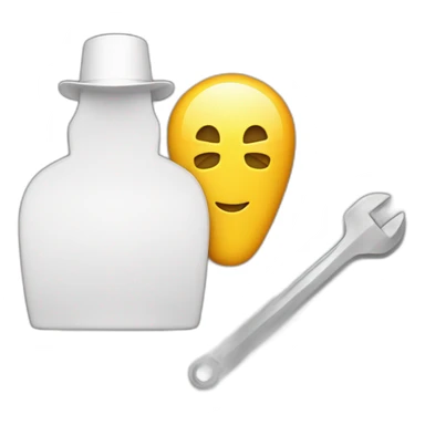 wrench and croupier sticker