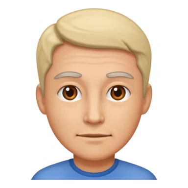 Parent only Face with middle age sticker