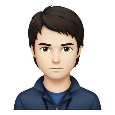 Damon Salvatore from the vampire diaries sticker