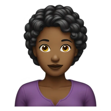 Femme black  sticker