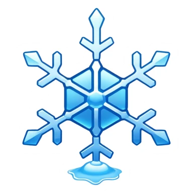 antifreeze car product, snowflake icon sticker