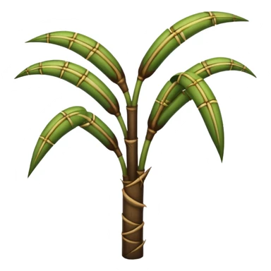 In sugarcane convert the green colour stem part into dark brown colour sticker