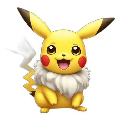 Picachu happy sticker
