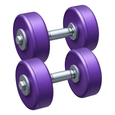 Dumbbell small 1 kg pruble sticker