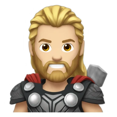Thor avec la hache sticker