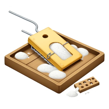 mouse trap filled with cocaine  sticker