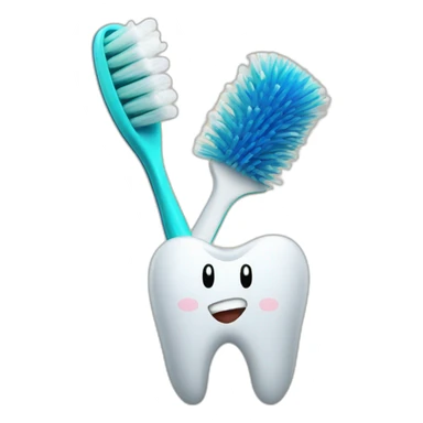 tooth brush sticker