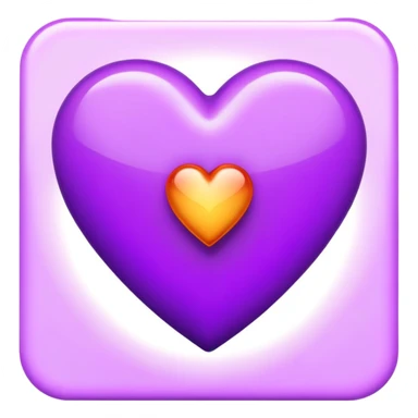 The Letter “i” inside a Purple Heart sticker