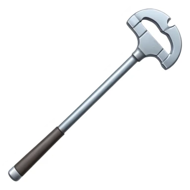 metal crowbar tool sticker