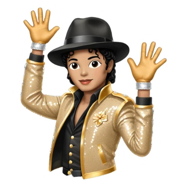   Micheal Jackson  dance  sticker