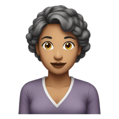 Femme à poi sticker