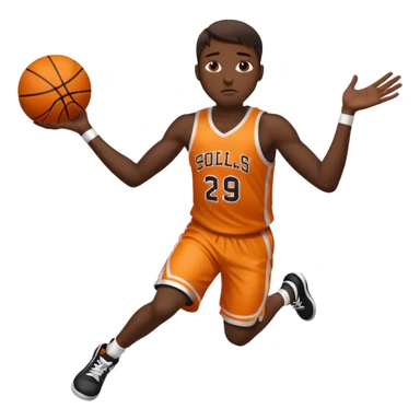 Basketball player foul baiting  sticker