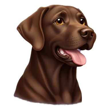 American Chocolate Labrador sticker