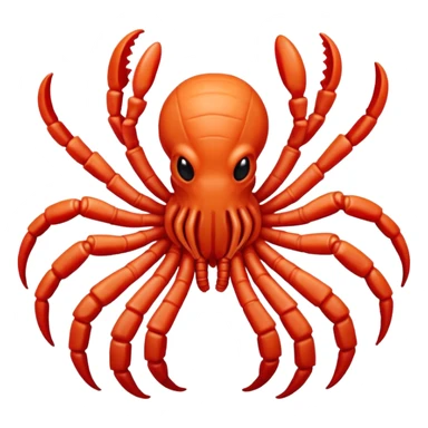 red Baby Facehugger sticker