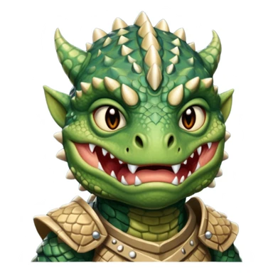 argonian warrior crying sticker
