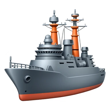 A warship sticker