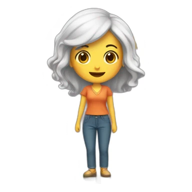 Una dama visitando un stand sticker