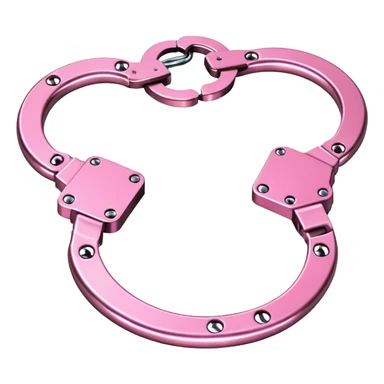 pink handcuffs  sticker