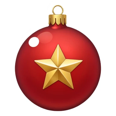 christmas ornament sticker