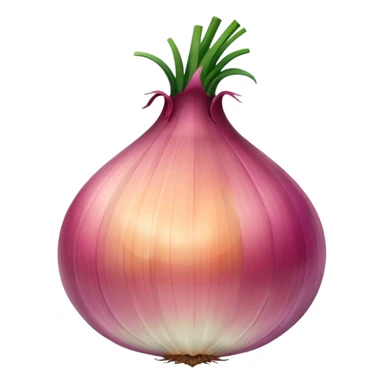 oignon fin rose sticker