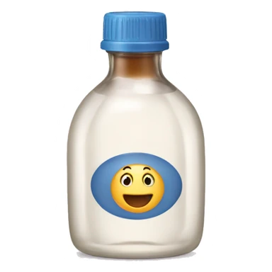 bottle of baby oil sticker