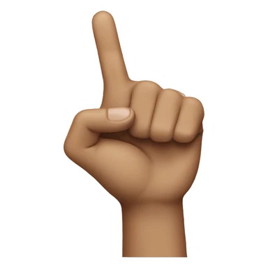 two finger swipe sticker