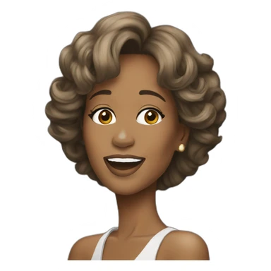 Whitney Houston sticker