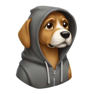 Dog Wear Hoodi sticker