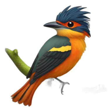 Amazonian Royal Flycatcher sticker