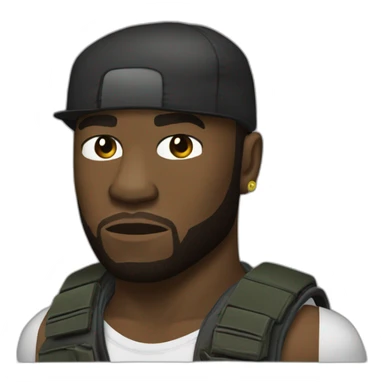 50 cent bulletproof with 2 guns sticker
