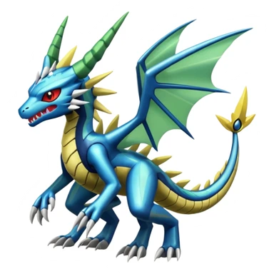 Dialga-Zeraora-Flygon-fusion sticker