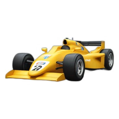 F1 alpine car sticker
