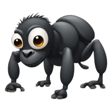 ant with gorilla sticker