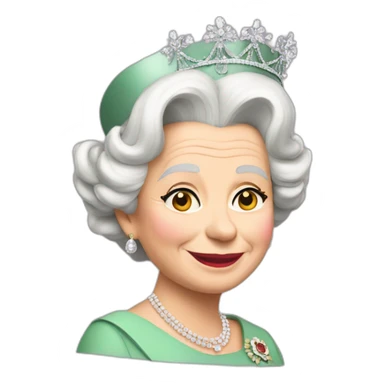 Queen Elizabeth II sticker