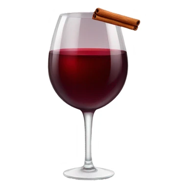 hot red wine with cinnamon sticker