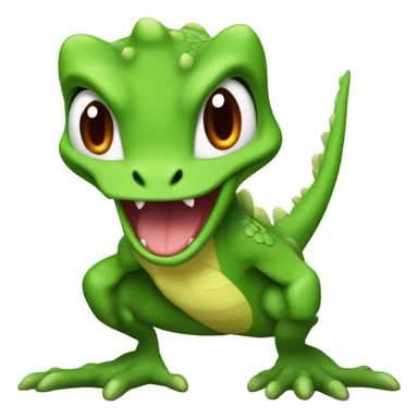 Angry Treecko sticker