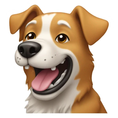 singing dog sticker