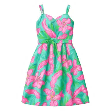 Lilly Pulitzer dress sticker