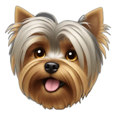 ungry Yorkshire Terrier sticker