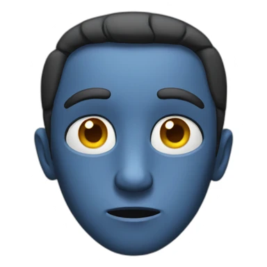 skeptical face sticker