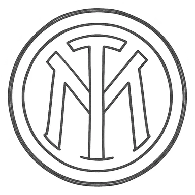 Inter Milan football club logo sticker